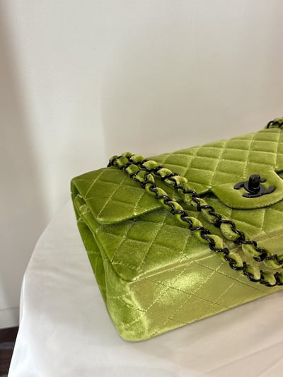 Ba1022 Chanel絲絨綠CF257