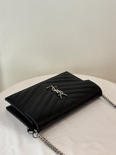 Ba1399 YSL黑銀WOC19