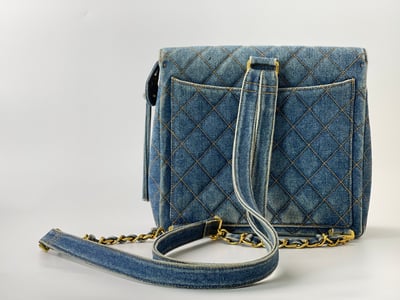 Chanel牛仔後背包3