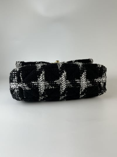 Chanel黑白毛呢193