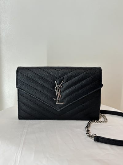 Ba1399 YSL黑銀WOC1