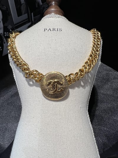 Chanel扇貝鎖骨鏈1