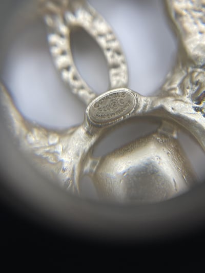 Chanel萊茵石珍珠胸針4