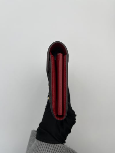 LV老花拼色長夾6