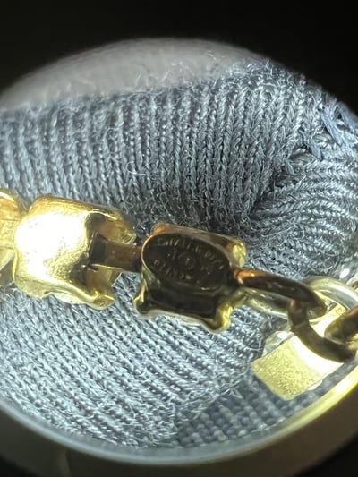 Chanel滿鑽小cc Logo腳鏈3