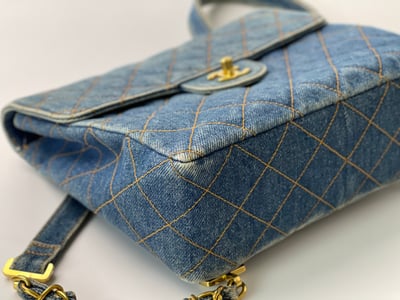 Chanel牛仔後背包5