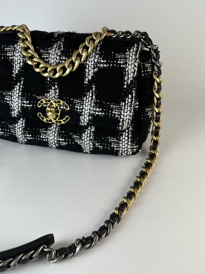 Chanel黑白毛呢1911