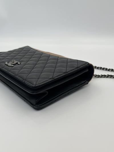 Chanel焦糖拼色書本掀蓋包5