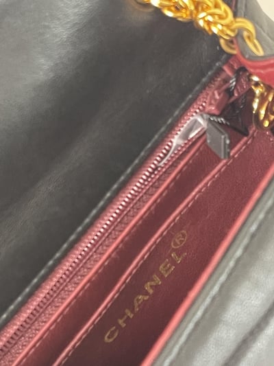 Chanel 魚鱗紋粗鍊信封包13