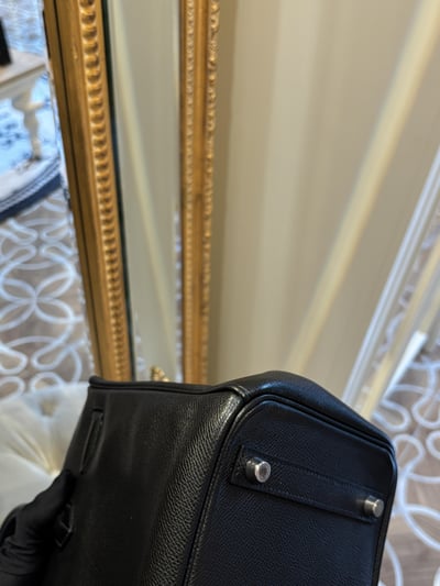 Hermes 黑銀birkin3012