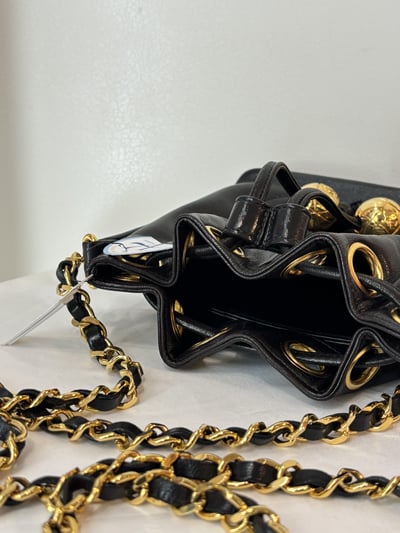 Ba1129 Chanel 迷你金球水桶包11