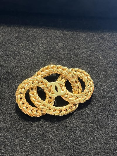 Chanel麥穗三圈胸針1