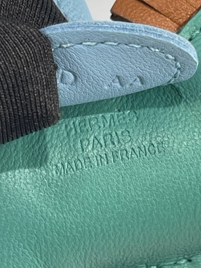 Hermès 綠色小馬吊飾4