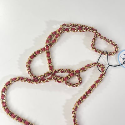 Chanel 荔皮紅色元寶包8