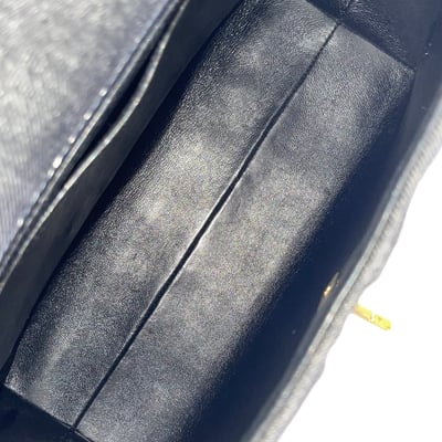 Chanel 黑色丹寧handle包12