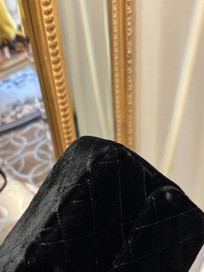 Chanel天鵝絨CF後背包17