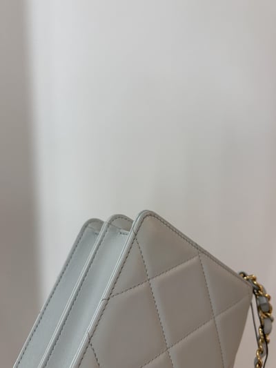 Chanel方鑽釦風琴包12