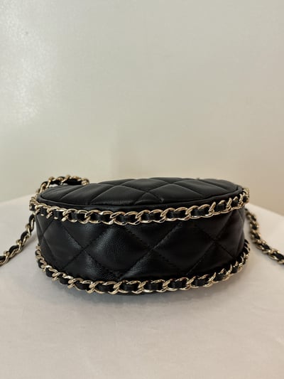 Ba1407Chanel mini半月鏈條包10