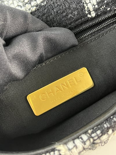 Chanel黑白毛呢1915