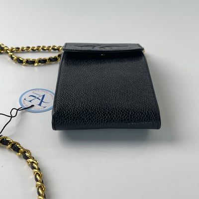 Chanel 荔皮手機包（黑）5