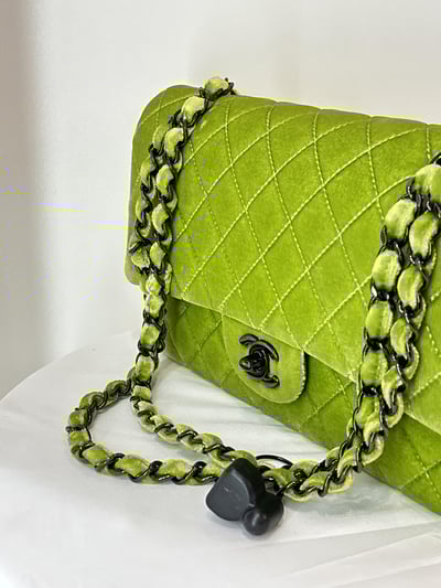 Ba1022 Chanel絲絨綠CF254