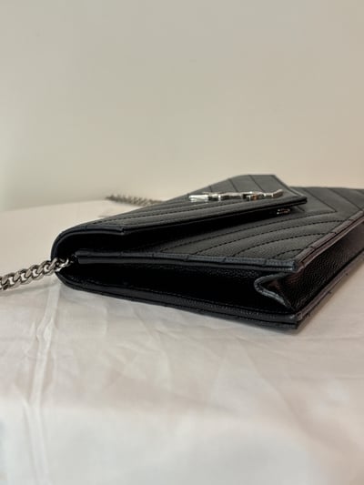 Ba1399 YSL黑銀WOC3