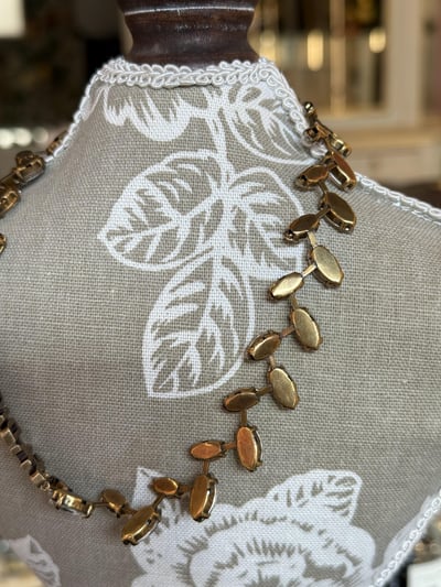 Dior馬眼鑽做舊金頸鏈5