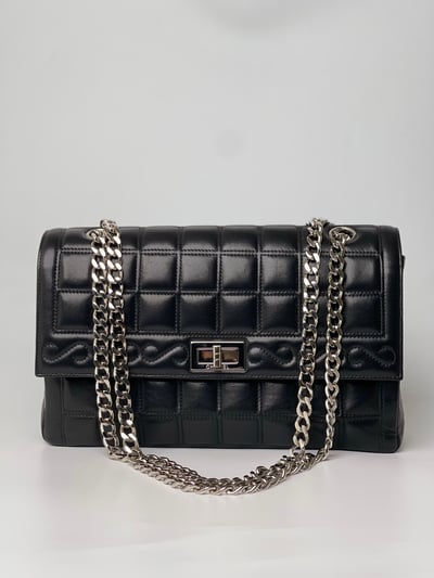 Chanel 冰格帶鑽鏈條包1