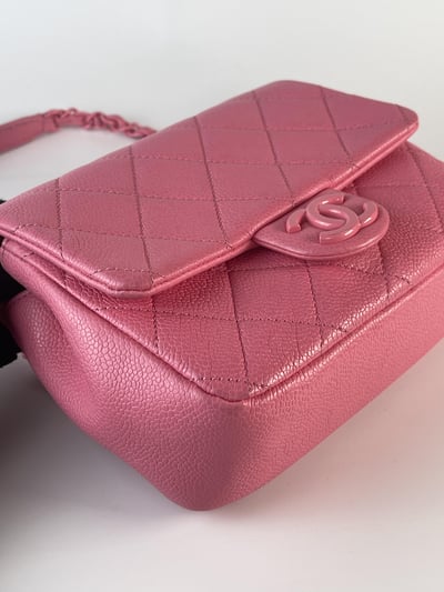 Chanel芭比粉小方胖5