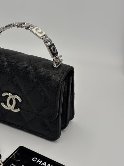 Chanel珐瑯手柄鏈條包4