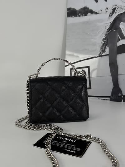 Chanel珐瑯手柄鏈條包2