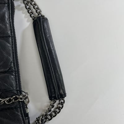 Chanel 流蘇冰格手提袋6