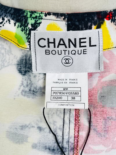 Chanel 花卉洋裝 38碼8