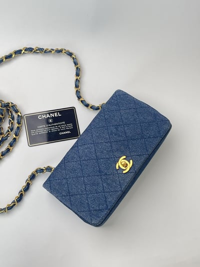 Chanel 牛仔mini coco7