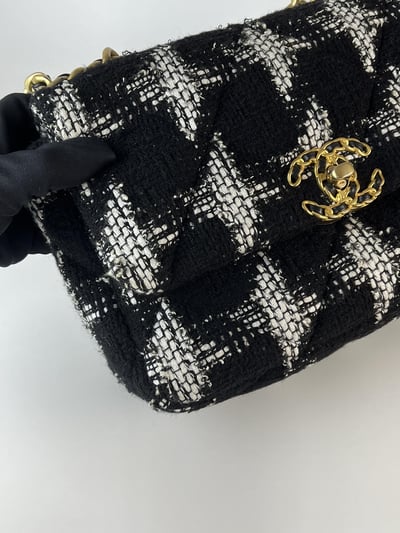 Chanel黑白毛呢194