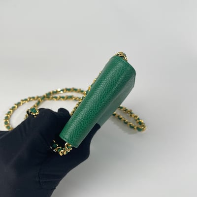 Chanel 荔皮手機包（綠）7