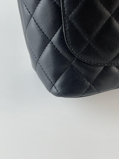 Chanel黑白康鵬迷你菜籃子6