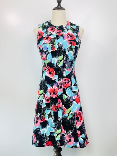 Chanel 花卉毛巾洋裝1