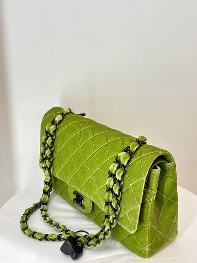 Ba1022 Chanel絲絨綠CF2510