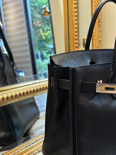 Hermes 黑銀birkin305