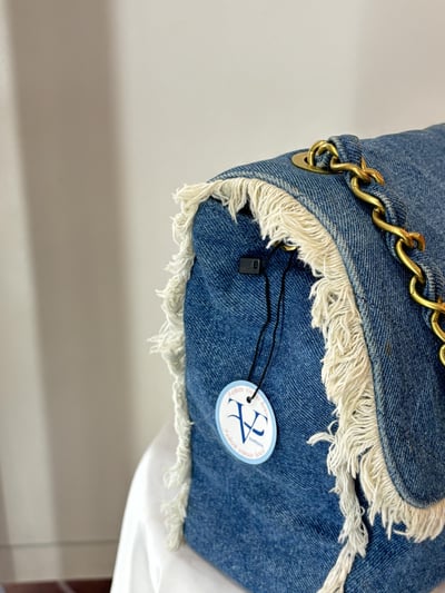 Ba0955 大LOGO牛仔包5