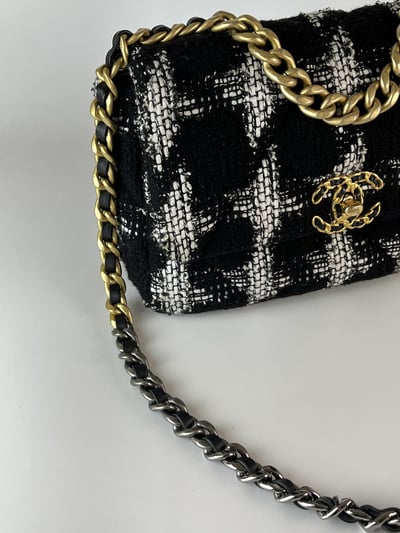 Chanel黑白毛呢1910