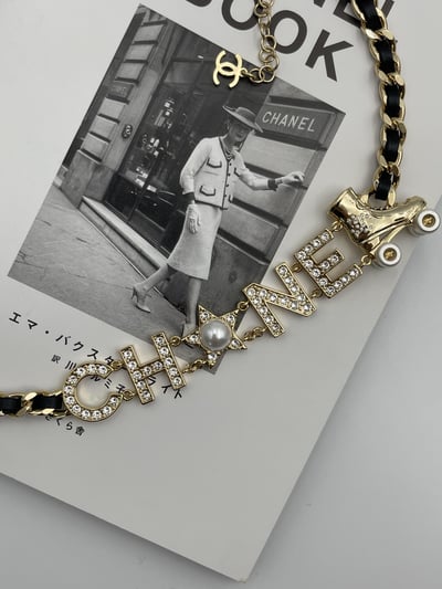 Chanel字樣溜冰鞋手鍊1