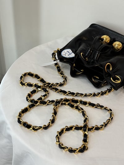 Ba1129 Chanel 迷你金球水桶包12