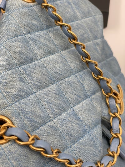 BA0978Chanel單寧後背包11