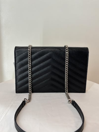 Ba1399 YSL黑銀WOC18