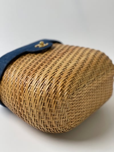 Chanel 牛仔竹籃子5