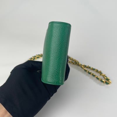 Chanel 荔皮手機包（綠）6