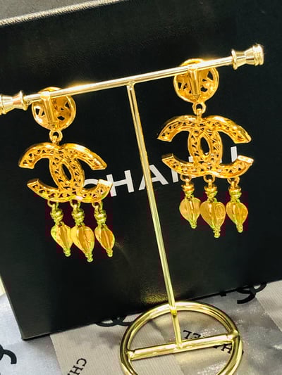 Chanel 捕夢網耳夾3