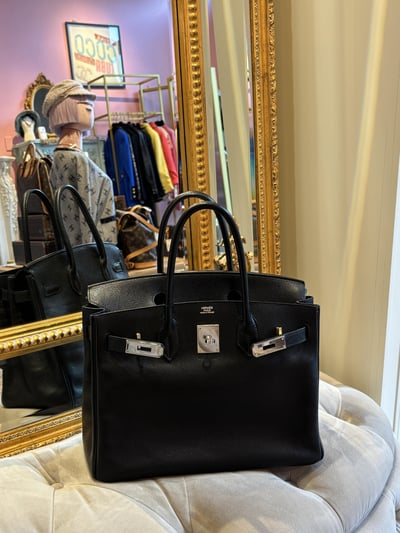 Hermes 黑銀birkin3020